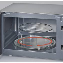 Severin MW 7773 mikrovlnná trouba černá/stříbrná 800 W horkovzdušný, funkce grilování