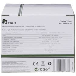 Inter-Tech Argus T-200 chladič procesoru s větrákem