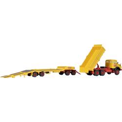 Kibri 14125 H0 model stavebního vozidla Mercedes Benz Krátké stříbro s podvalkem