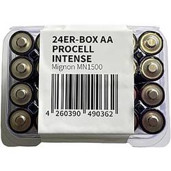 PROCELL Micro LR03 mikrotužková baterie AAA alkalicko-manganová 1100 mAh 1.5 V 24 ks