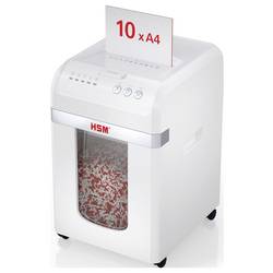 HSM Aktenvernichter HSM shredstar Autofeed X200 - 4 x 12 mm skartovačka 10 listů 4 x 12 mm P-4 30 l Křížový řez kreditní karty, kancelářské sponky
