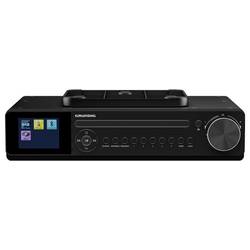 Grundig DKR 2000 GKR1050 kuchyňské rádio, DAB+, DAB, CD, DAB+, MP3, USB, Bluetooth, funkce alarmu, černá