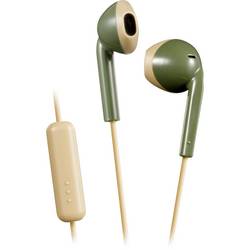 JVC HA-F19M-GC In Ear Headset kabelová stereo khaki, béžová headset, odolné vůči potu Hi-Fi