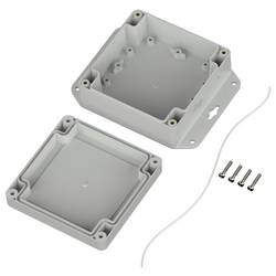 TRU COMPONENTS 6U07111105517 TC-13865264 Průmyslová skříň 136.5 x 106.5 x 45 ABS světle šedá 1 ks