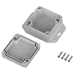 TRU COMPONENTS 6U07080805619 TC-13865224 Průmyslová skříň 106.5 x 76.5 x 45 polykarbonát světle šedá 1 ks
