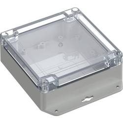 TRU COMPONENTS 6U07121205639 TC-13865308 Průmyslová skříň 151.4 x 121.4 x 45 polykarbonát světle šedá, transparentní 1 ks