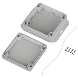 TRU COMPONENTS 6U07121205517 TC-13865296 Průmyslová skříň 151.4 x 121.4 x 45 ABS světle šedá 1 ks