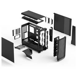 Fractal Design FD-C-MES3X-01 PC skříň černá
