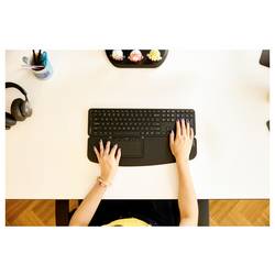 Contour Contour Balance Full-Size Tastatur DE-La bezdrátový klávesnice německá, QWERTZ černá