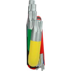 KS Tools 151.4440 TX sada klíčů T 8, T 10, T 15, T 20, T 25, T 27, T 30, T 40, T 45, T 50, T 55, T 60, T 70, T 80 14dílná