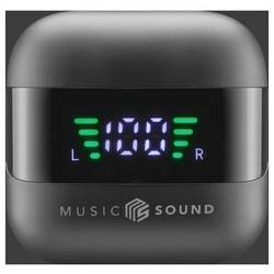 Cellularline neu Headset do uší (In Ear) Bluetooth®, Bez kabelu černá Nabíjecí pouzdro, Indikátor nabití, regulace hlasitosti