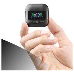 Cellularline neu Headset do uší (In Ear) Bluetooth®, Bez kabelu černá Nabíjecí pouzdro, Indikátor nabití, regulace hlasitosti