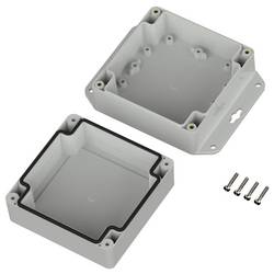 TRU COMPONENTS 6U07111106619 TC-13865288 Průmyslová skříň 136.5 x 106.5 x 60.1 polykarbonát světle šedá 1 ks