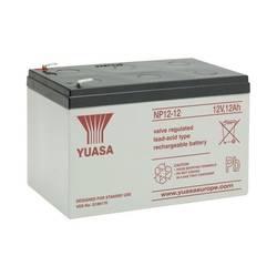 Yuasa NP12-12 NP12-12 olověný akumulátor 12 V 12 Ah olověný se skelným rounem (š x v x h) 151 x 98 x 101 mm plochý konektor 4,8 mm bezúdržbové, VDS certifikace