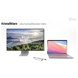 i-tec USB-C® dokovací stanice C31HUBMETAL8KPDPRO