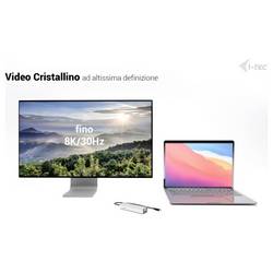 i-tec USB-C® dokovací stanice C31HUBMETAL8KPDPRO