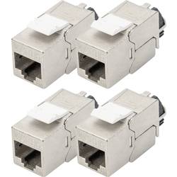 Digitus DN-93617-4 RJ45 vestavný modul Keystone CAT 6A 4 ks