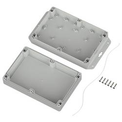 TRU COMPONENTS 6U07211406517 TC-13865328 Průmyslová skříň 243.5 x 141.5 x 60.1 ABS světle šedá 1 ks