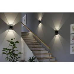 Paulmann 71251 LED nástěnné světlo pevně vestavěné LED 3.7 W LED černá