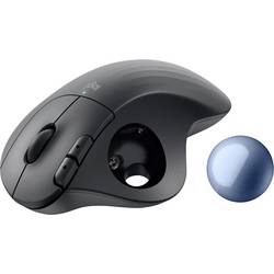 Logitech ERGO M575S myš, přenos 5 tlačítko, 2000 dpi, grafit, modrá (metalíza)