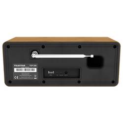 Telestar TOP 250 Holz 5701250 internetové přenosné rádio, DAB+, internetové, FM, Wi-Fi, USB, FM, internet, DAB+, Bluetooth, dřevo