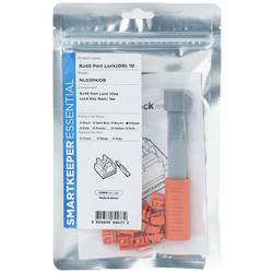 Smartkeeper zámek portu RJ45 LAN NL03PKOR sada 10 ks oranžová vč. 1 klíče NL03PKOR