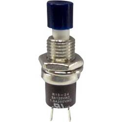 TRU COMPONENTS TC-R13-24B1-05 BL tlačítko 250 V/AC 1.5 A 1x zap/(vyp) bez aretace modrá 1 ks