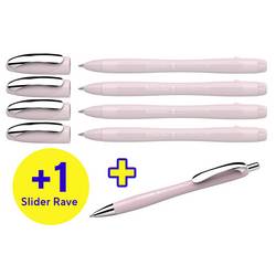 Schneider Schreibgeräte Etui 4x Memo + 1x Rave pearl 150235 kuličkové pero Barva písma: modrá 5 ks