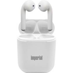 Imperial bluTC TWS HP1 špuntová sluchátka Bluetooth® stereo bílá Nabíjecí pouzdro mobil