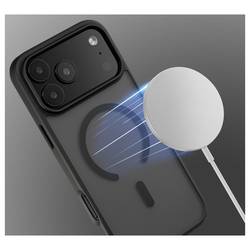 Renkforce RF-6830728 zadní kryt na mobil Apple iPhone 17 Pro Max černá, transparentní Kompatibilní s MagSafe, 1552552 RF-6830728