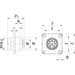 binder 09 0127 370 07 mini kulatý konektor, 1 ks