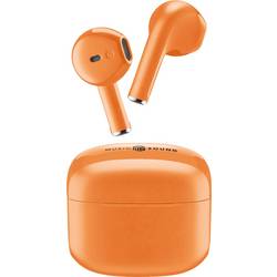Cellularline Headset do uší (In Ear) Bluetooth®, Bez kabelu oranžová Nabíjecí pouzdro
