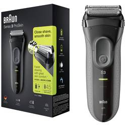 Braun Series 3 3000s 3-3000sb foliový zastřihovač černá