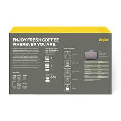 Aqiila Coffeebird Portable espresso machine kapslový kávovar černá připraví šálků najednou=5 #####für unterwegs / portable