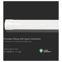 V-TAC SMD LED Energetická třída (EEK2021): F (A - G) LED 20 W = 2050 W teplá bílá (Ø x v) 566 mm x 24 mm 1 ks
