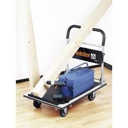 Meister Werkzeuge 8985630 skládací, s odkládací přihrádkou plošinový vozík, ocel, max. zatížení 300 kg