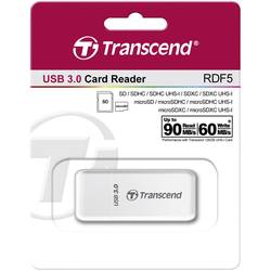 Transcend RDF5W externí čtečka paměťových karet USB 3.2 (Gen 1x1) bílá