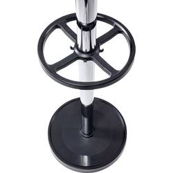 Maul stojan na šaty 9407796 MAULnebula Počet háků: 20 (Ø x v) 41 cm x 176 cm ocel stříbrná, černá 1 ks