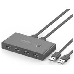 UGREEN USB kabel USB 2.0 USB-A zástrčka, USB-A zástrčka, USB-A zásuvka, USB-A zásuvka, USB-A zásuvka, USB-A zásuvka 1.5 m černá 30767