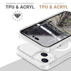 JT Berlin Pankow Clear MagSafe zadní kryt na mobil Apple iPhone 13 transparentní Kompatibilní s MagSafe, odolné vůči nárazům 10919