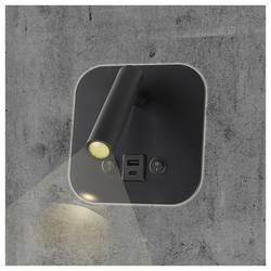 V-TAC 240036 lampička na noční stolek LED LED 8 W teplá bílá Energetická třída (EEK2021): F (A - G) černá