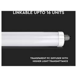 V-TAC LED trubice Energetická třída (EEK2021): E (A - G) LED 18 W = 2410 W denní bílá (Ø x v) 600 mm x 58 mm 1 ks
