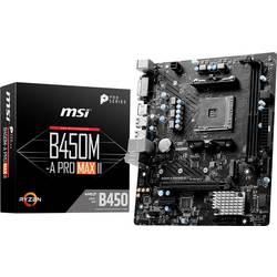 MSI B450M-A Pro MAX II Základní deska Tvarový faktor Micro-ATX Čipová sada základní desky AMD® B450