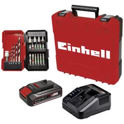 Einhell TE-CD 18/2 Li-i +22 (1x2,5 Ah) aku příklepový šroubovák, 2cestný, vč. 22-dílné sady příslušenství, vč. nabíječky, akumulátor, 4514220