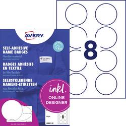 Avery-Zweckform J4881-20 štítek se jménem Kennzeichnungsetiketten (š x v) 65 mm x 65 mm 160 ks