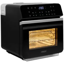 Princess 01.182085.01.001 horkovzdušná fritéza, 10 l, 1550 W, teplota varu, funkce časovače, horkovzdušný, s displejem, s funkcí vaření, s funkcí páry, černá