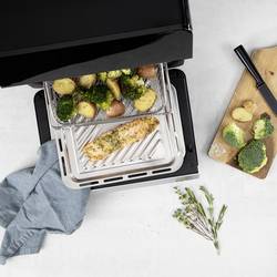 Princess 01.182085.01.001 horkovzdušná fritéza, 10 l, 1550 W, teplota varu, funkce časovače, horkovzdušný, s displejem, s funkcí vaření, s funkcí páry, černá