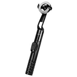LogiLink BT0069 selfie tyč černá s Bluetooth, zabudovaná baterie, integrovaný stativ