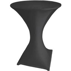 Perel Standing table cover přehoz na barový stůl černá FP201