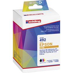 Edding Ink náhradní Epson T2715, T2711, T2712, T2713, T2714, 27XL kompatibilní kombinované balení azurová, purppurová, žlutá EDD-492 18-492-01